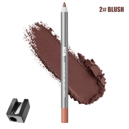 W3W Long-Lasting Waterproof Lip Liner – Creamy & Smooth, 8 Shades