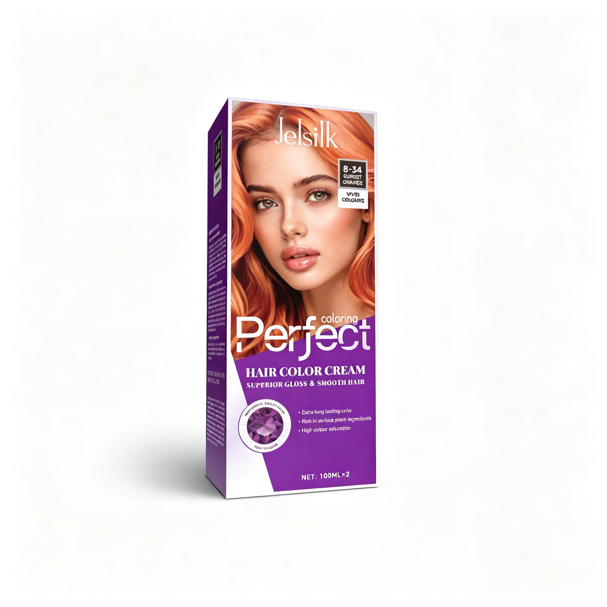 Jelsilk Perfect Hair Color Cream – Long-Lasting At-Home Hair Dye Kit