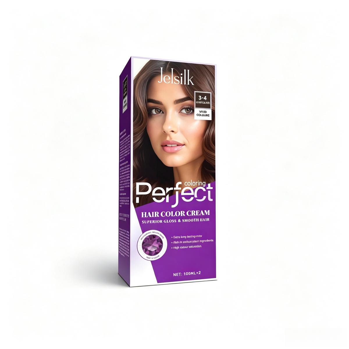Jelsilk Perfect Hair Color Cream – Long-Lasting At-Home Hair Dye Kit