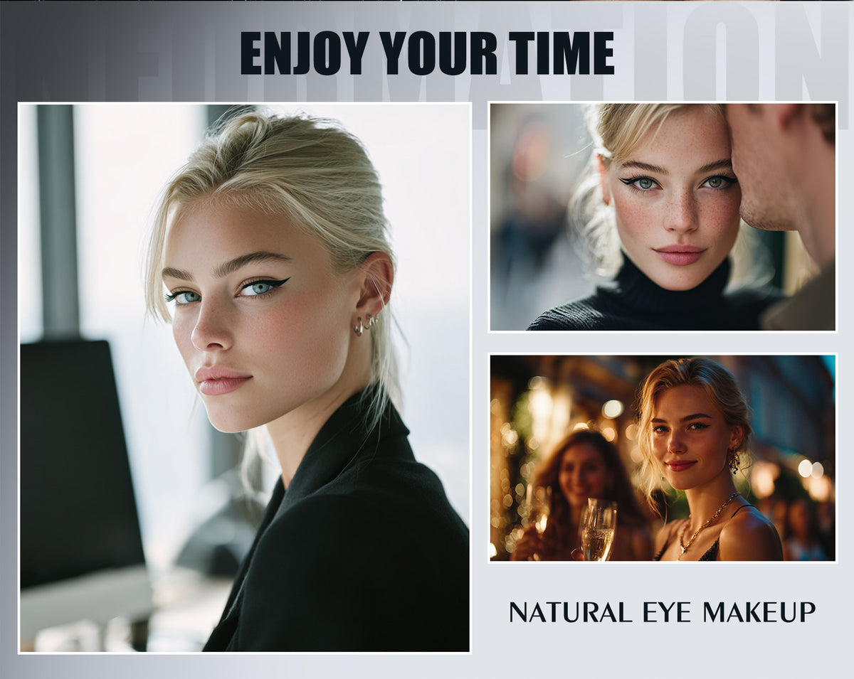 Eyeliner simple application steps guide
