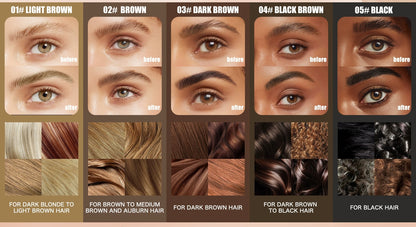 W3W 4D Double-Ended Eyebrow Pen – 0.1mm Hair-Like Brush Tip