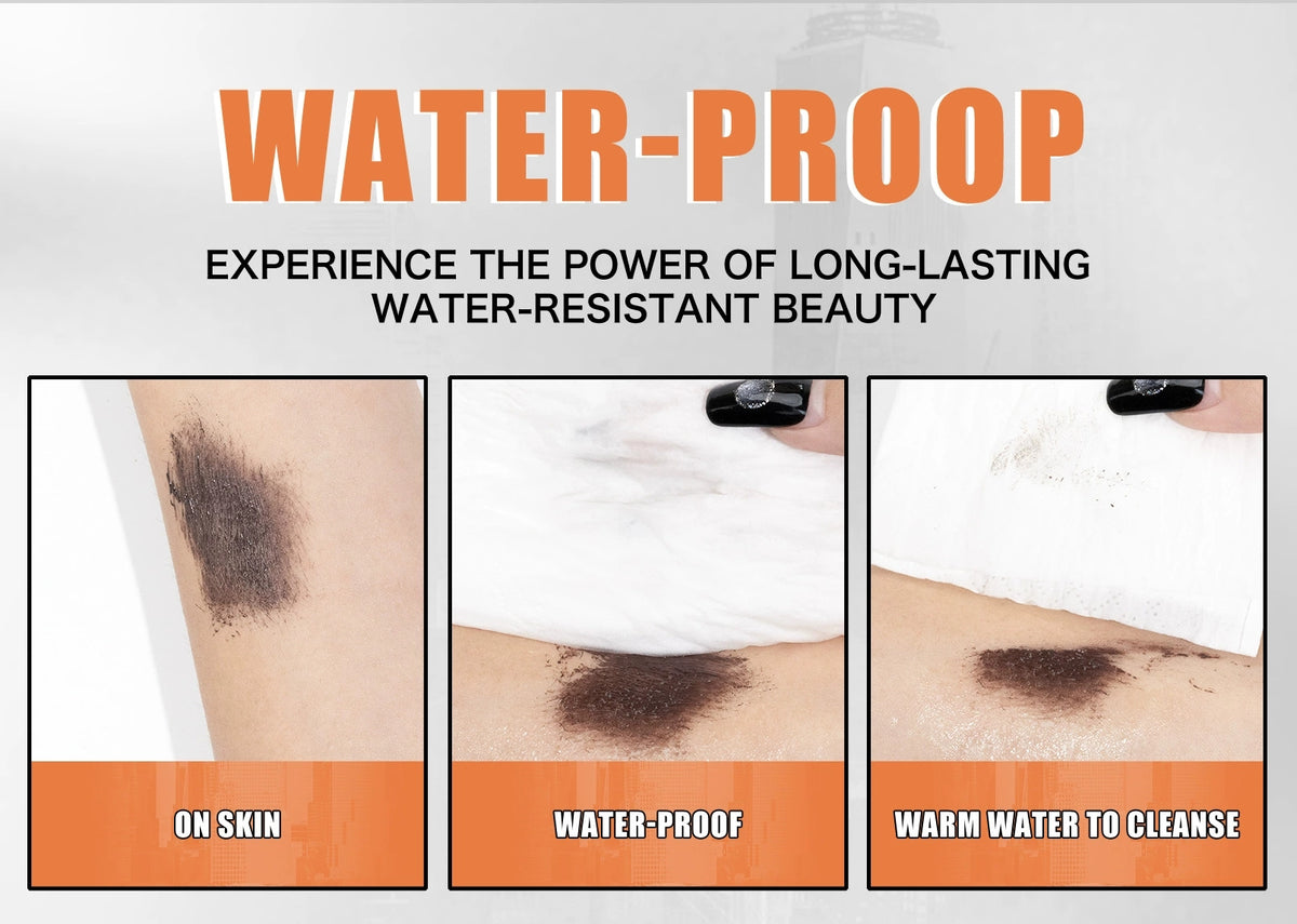 HelloKiss mascara waterproof test, water-resistant and warm water removal demonstration