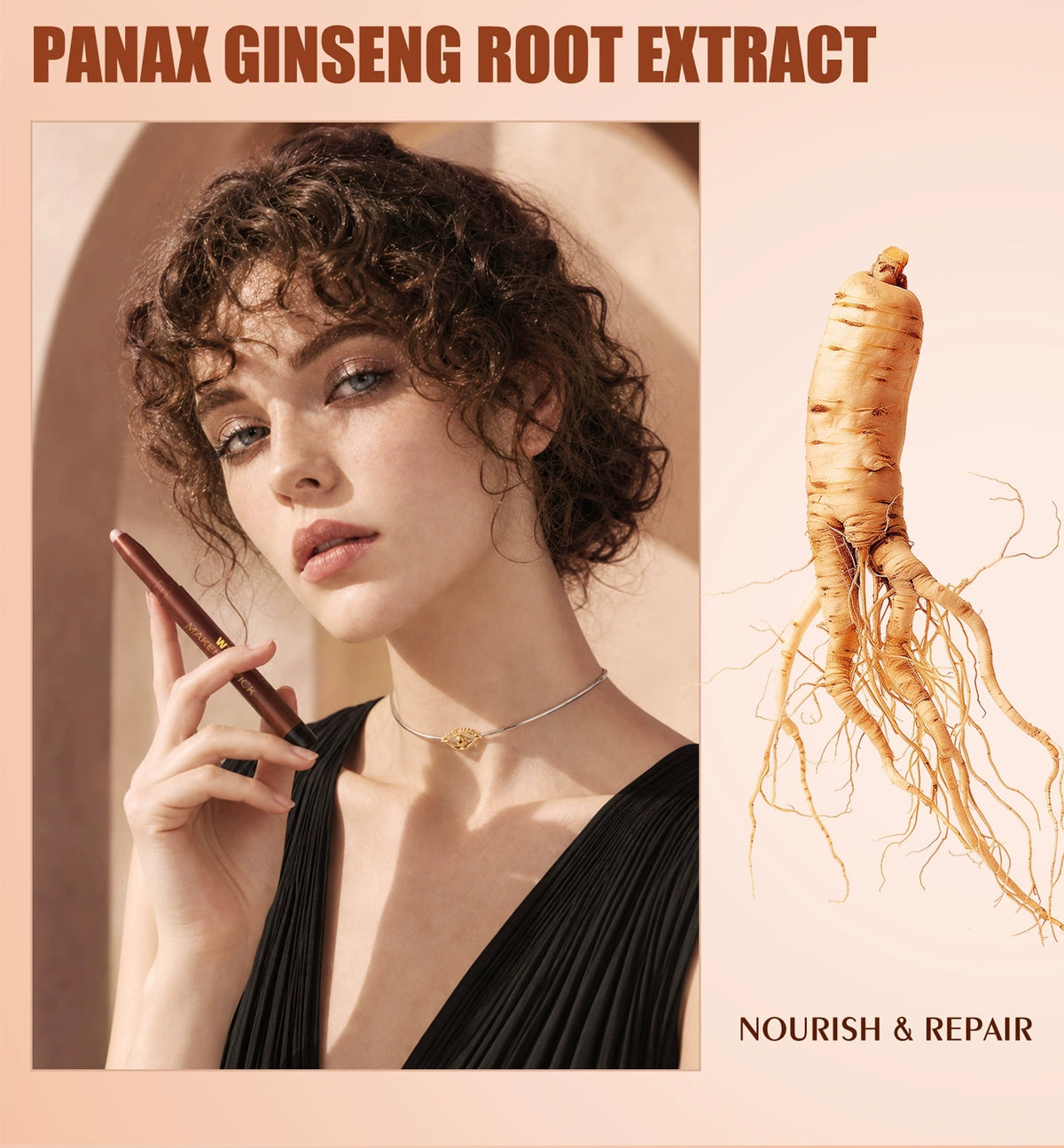 W3W Velvet Eye Stick Panax ginseng root extract ingredient highlight